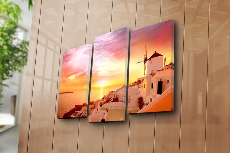 CANVASTAVLA 3-pack Flerfärgad 20x39 cm - Inredning & dekor - Tavlor & konst - Canvastavla