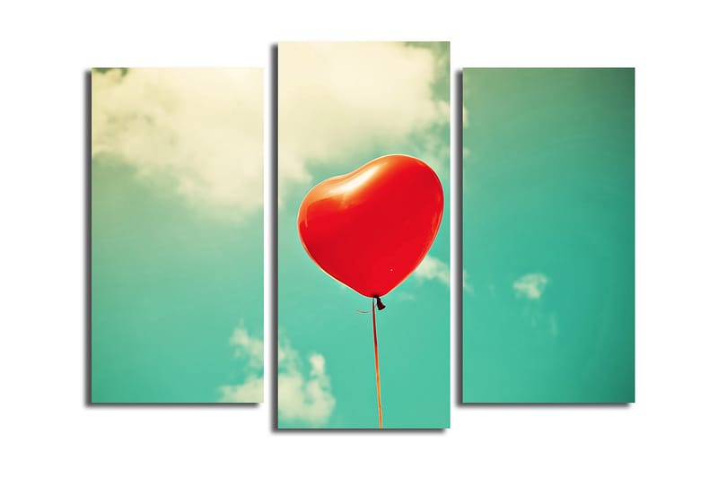 CANVASTAVLA 3-pack Flerfärgad 20x39 cm - Inredning & dekor - Tavlor & konst - Canvastavla