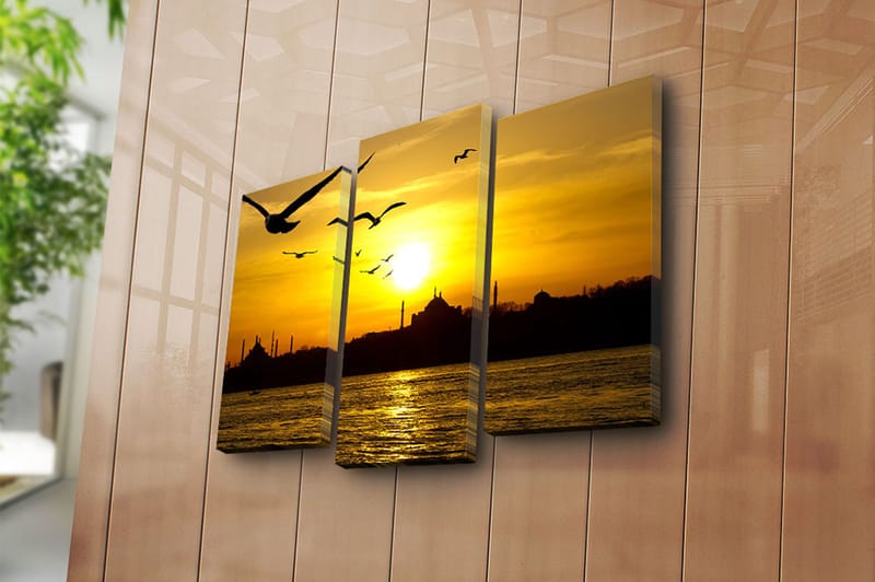 CANVASTAVLA 3-pack Flerfärgad 20x39 cm - Inredning & dekor - Tavlor & konst - Canvastavla