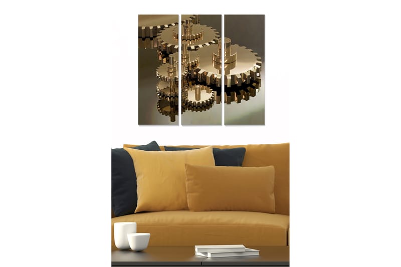 CANVASTAVLA 3-pack Flerfärgad 20x50 cm - Inredning & dekor - Tavlor & konst - Canvastavla