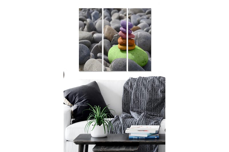 CANVASTAVLA 3-pack Flerfärgad 20x50 cm - Inredning & dekor - Tavlor & konst - Canvastavla