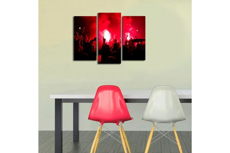 Canvastavla 3-pack Flerfärgad - 20x39 cm - Inredning & dekor - Tavlor & konst - Canvastavla