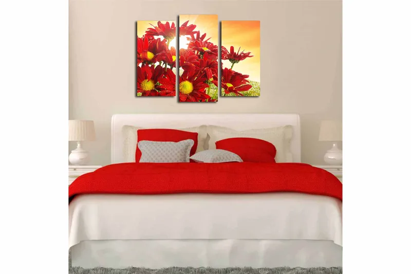 Canvastavla 3-pack Flerfärgad - 20x39 cm - Inredning & dekor - Tavlor & konst - Canvastavla