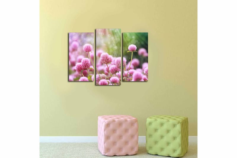 Canvastavla 3-pack Flerfärgad - 20x39 cm - Inredning & dekor - Tavlor & konst - Canvastavla