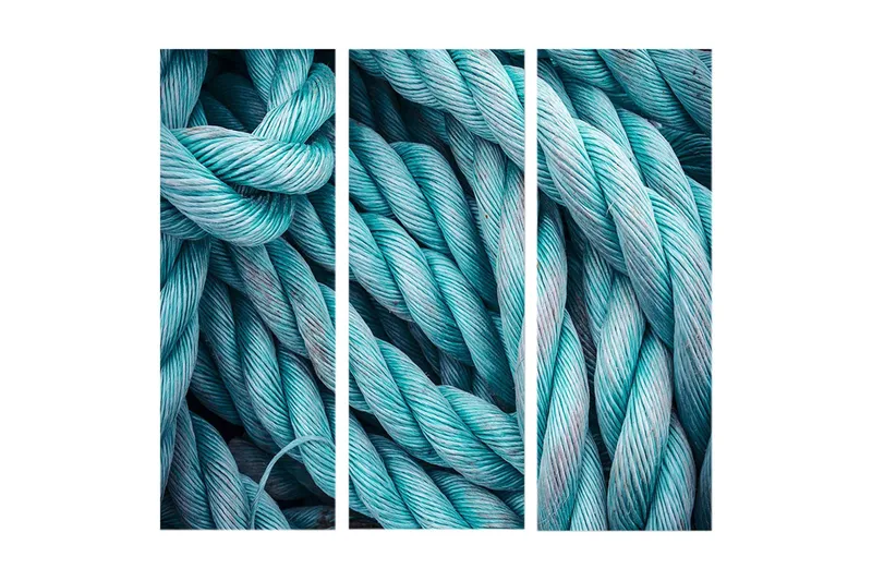 Canvastavla 3-pack Flerfärgad, 20x50 cm