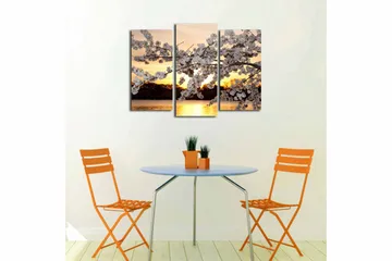Canvastavla 3-pack Flerfärgad - 20x39 cm - Inredning & dekor - Tavlor & konst - Canvastavla