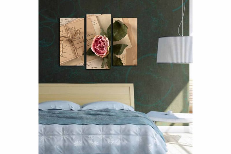 Canvastavla 3-pack Flerfärgad - 20x39 cm - Inredning & dekor - Tavlor & konst - Canvastavla