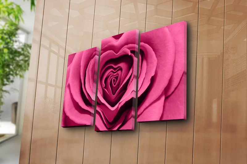 Canvastavla 3-pack Flerfärgad - 20x39 cm - Inredning & dekor - Tavlor & konst - Canvastavla