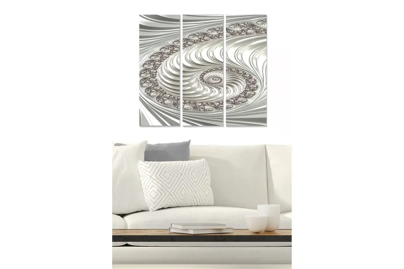 Canvastavla 3-pack Flerfärgad, 20x50 cm