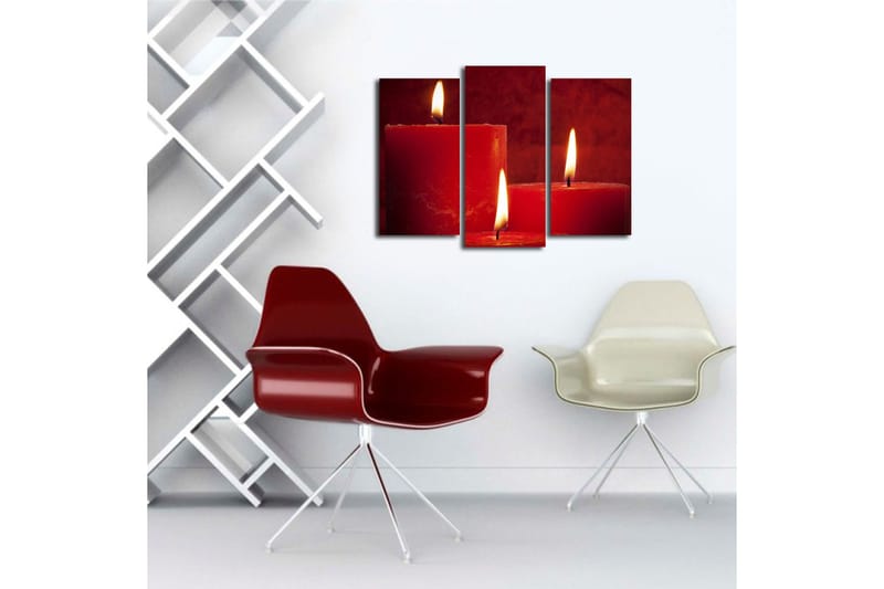 Canvastavla 3-pack Flerfärgad - 20x39 cm - Inredning & dekor - Tavlor & konst - Canvastavla