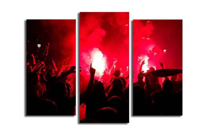 Canvastavla 3-pack Flerfärgad - 20x39 cm - Inredning & dekor - Tavlor & konst - Canvastavla