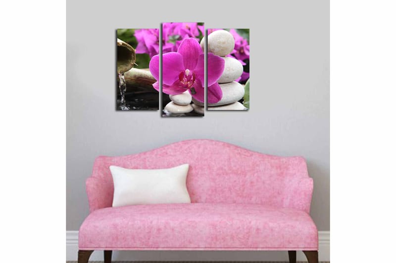 Canvastavla 3-pack Flerfärgad - 20x39 cm - Inredning & dekor - Tavlor & konst - Canvastavla