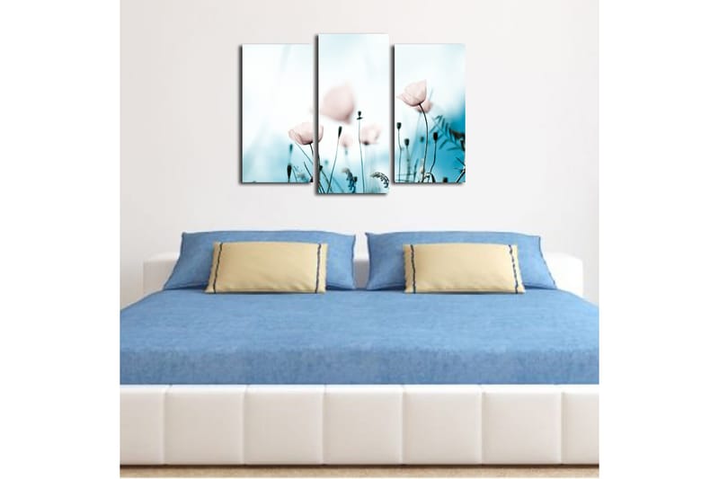 Canvastavla 3-pack Flerfärgad - 20x39 cm - Inredning & dekor - Tavlor & konst - Canvastavla