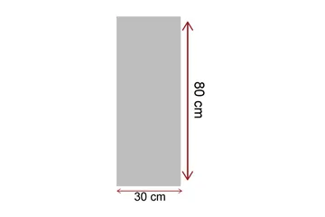 Canvastavla 30x80 cm - Livlig stadsscen med människor som går under paraplyer i regnet - Röd / Gul / Grå - Inredning & dekor - Tavlor & konst - Canvastavla