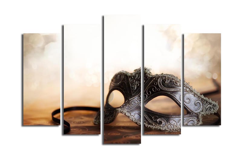 CANVASTAVLA 5-pack Flerfärgad 19x60 cm - Inredning & dekor - Tavlor & konst - Canvastavla