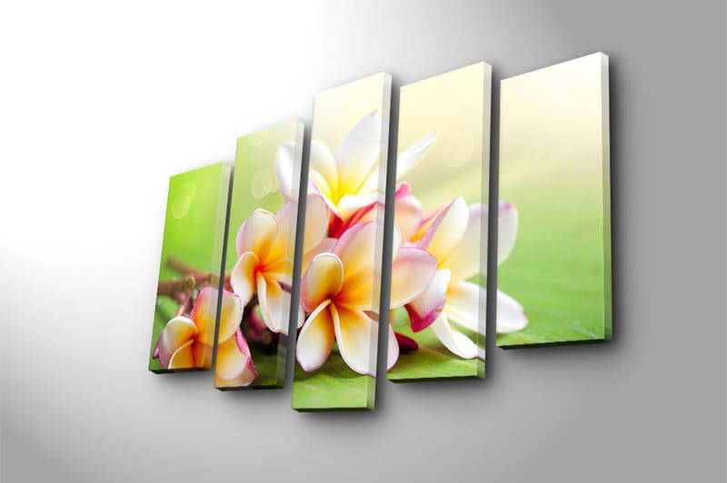CANVASTAVLA 5-pack Flerfärgad 19x60 cm - Inredning & dekor - Tavlor & konst - Canvastavla
