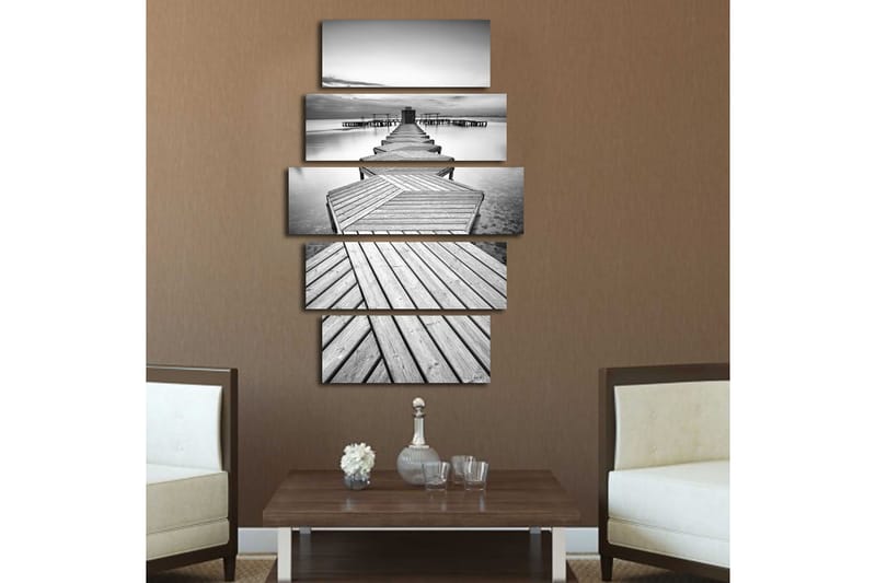 CANVASTAVLA 5-pack Flerfärgad 19x60 cm - Inredning & dekor - Tavlor & konst - Canvastavla