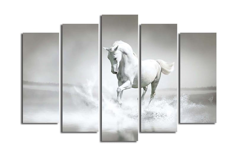 CANVASTAVLA 5-pack Flerfärgad 19x60 cm - Inredning & dekor - Tavlor & konst - Canvastavla