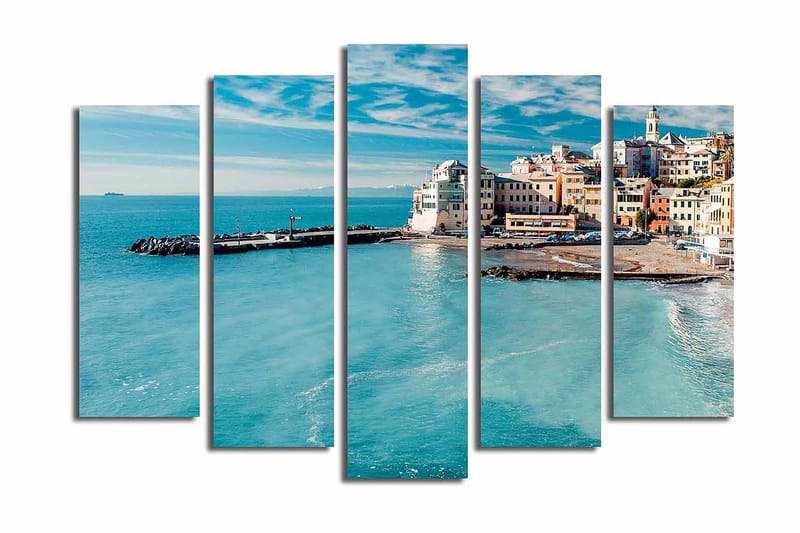 CANVASTAVLA 5-pack Flerfärgad 19x60 cm - Inredning & dekor - Tavlor & konst - Canvastavla