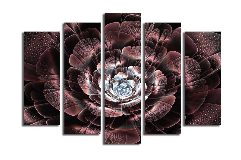 CANVASTAVLA 5-pack Flerfärgad 19x60 cm - Inredning & dekor - Tavlor & konst - Canvastavla