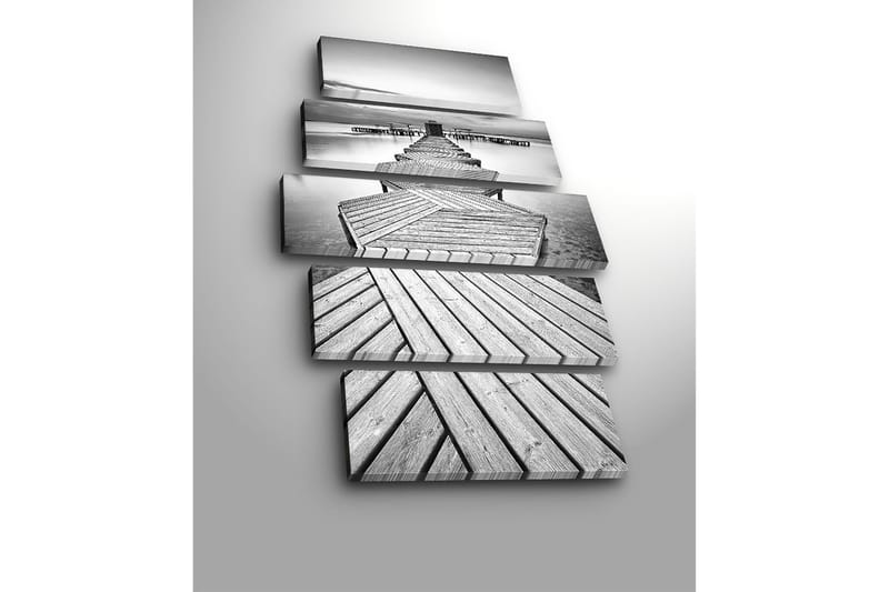 Canvastavla 5-pack Flerfärgad - 19x60 cm - Inredning & dekor - Tavlor & konst - Canvastavla