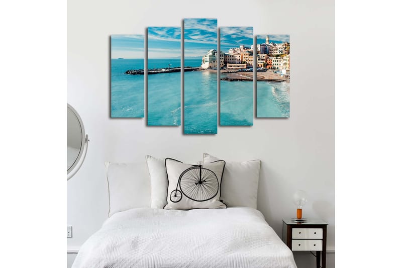 Canvastavla 5-pack Flerfärgad - 19x60 cm - Inredning & dekor - Tavlor & konst - Canvastavla