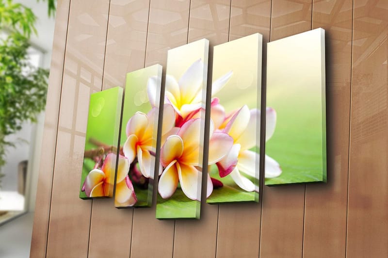Canvastavla 5-pack Flerfärgad - 19x60 cm - Inredning & dekor - Tavlor & konst - Canvastavla