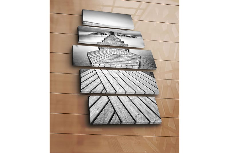 Canvastavla 5-pack Flerfärgad - 19x60 cm - Inredning & dekor - Tavlor & konst - Canvastavla