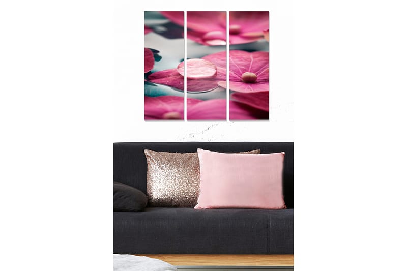 CANVASTAVLA Abstract 3-pack Flerfärgad 20x50 cm - Inredning & dekor - Tavlor & konst - Canvastavla