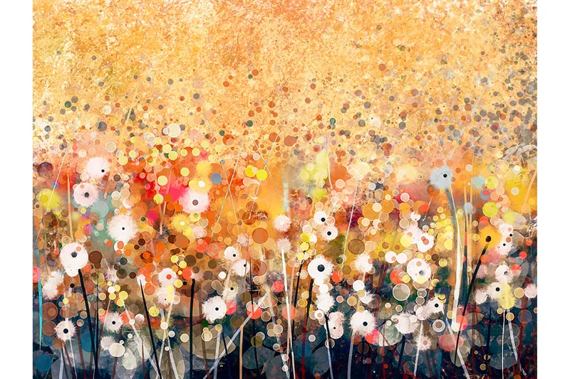 Canvastavla Abstract Yellow - 70x100 cm - Inredning & dekor - Tavlor & konst - Canvastavla