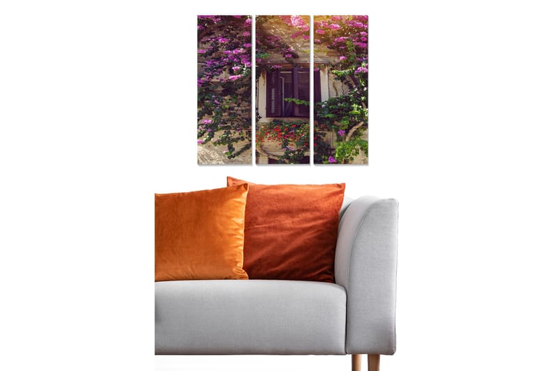 CANVASTAVLA Animal 3-pack Flerfärgad 20x50 cm - Inredning & dekor - Tavlor & konst - Canvastavla