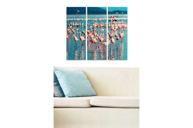 CANVASTAVLA Animal 3-pack Flerfärgad 20x50 cm - Inredning & dekor - Tavlor & konst - Canvastavla