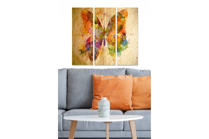 CANVASTAVLA Animal 3-pack Flerfärgad 20x50 cm - Inredning & dekor - Tavlor & konst - Canvastavla