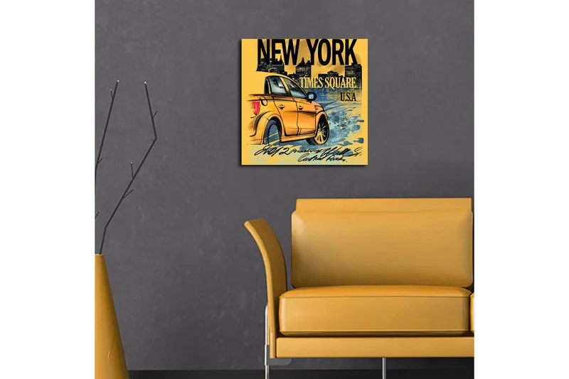 Canvastavla Animal Flerfärgad - 45x45 cm - Inredning & dekor - Tavlor & konst - Canvastavla