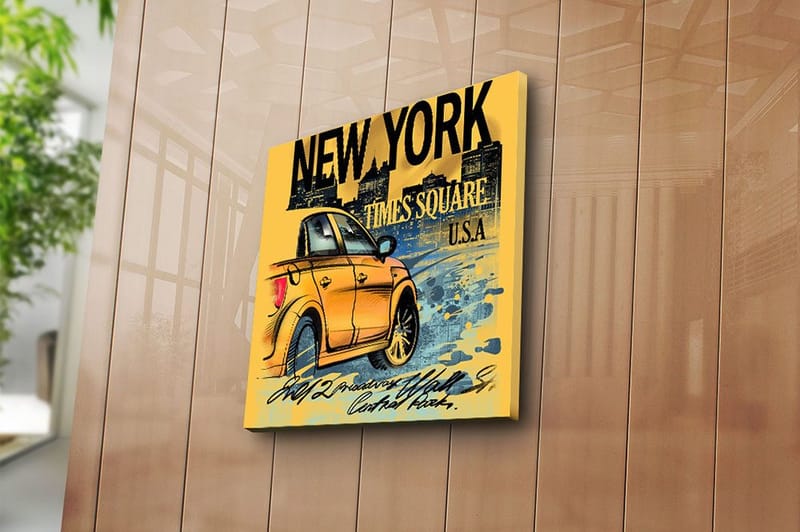 Canvastavla Animal Flerfärgad - 45x45 cm - Inredning & dekor - Tavlor & konst - Canvastavla