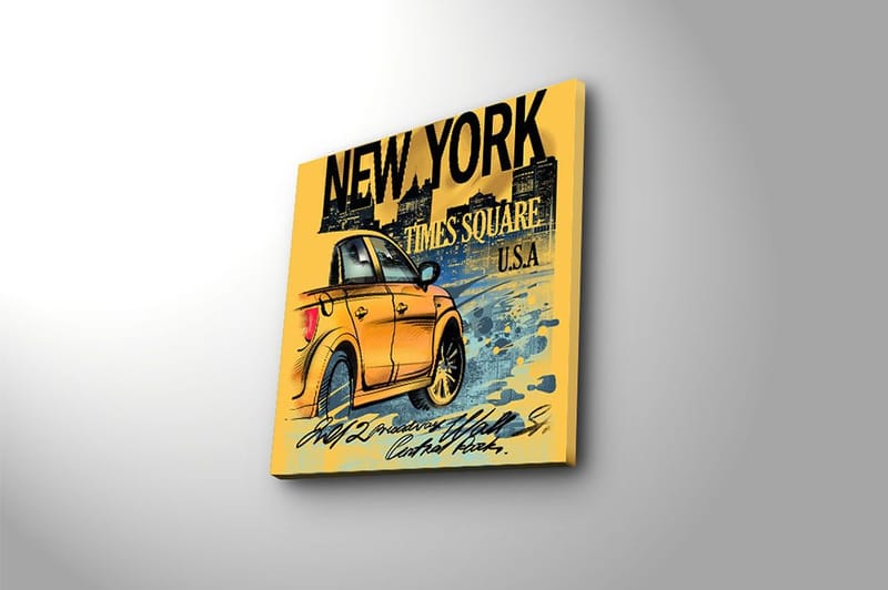 Canvastavla Animal Flerfärgad - 45x45 cm - Inredning & dekor - Tavlor & konst - Canvastavla