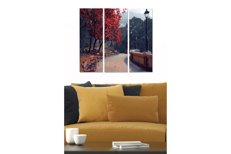 CANVASTAVLA City 3-pack Flerfärgad 20x50 cm - Inredning & dekor - Tavlor & konst - Canvastavla