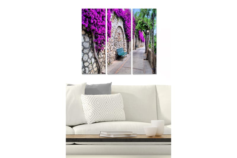 CANVASTAVLA City 3-pack Flerfärgad 20x50 cm - Inredning & dekor - Tavlor & konst - Canvastavla
