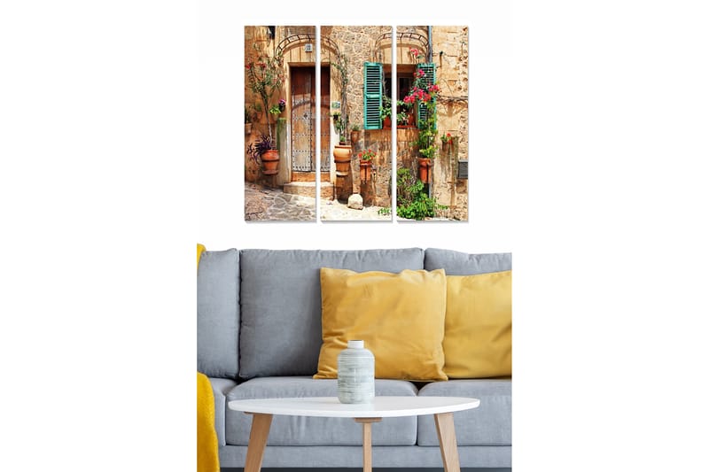 CANVASTAVLA City 3-pack Flerfärgad 20x50 cm - Inredning & dekor - Tavlor & konst - Canvastavla