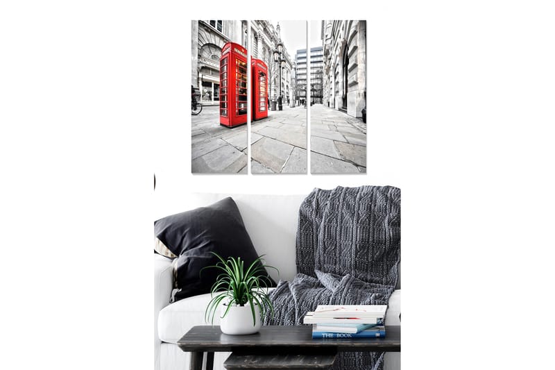 CANVASTAVLA City 3-pack Flerfärgad 20x50 cm - Inredning & dekor - Tavlor & konst - Canvastavla