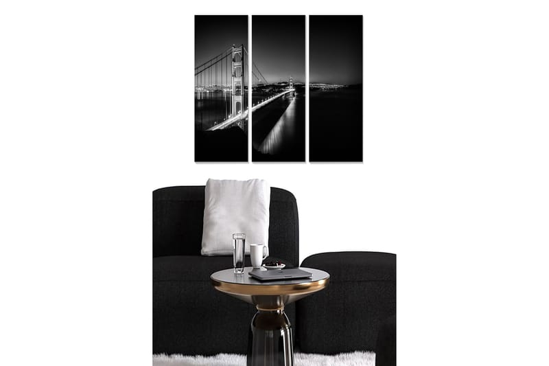 CANVASTAVLA City 3-pack Flerfärgad 20x50 cm - Inredning & dekor - Tavlor & konst - Canvastavla
