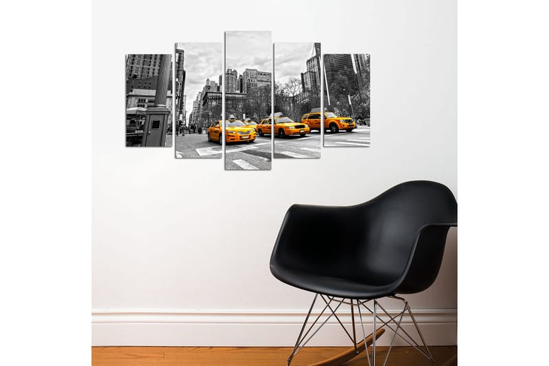 CANVASTAVLA City New York 5-pack Flerfärgad 20x60 cm - Inredning & dekor - Tavlor & konst - Canvastavla