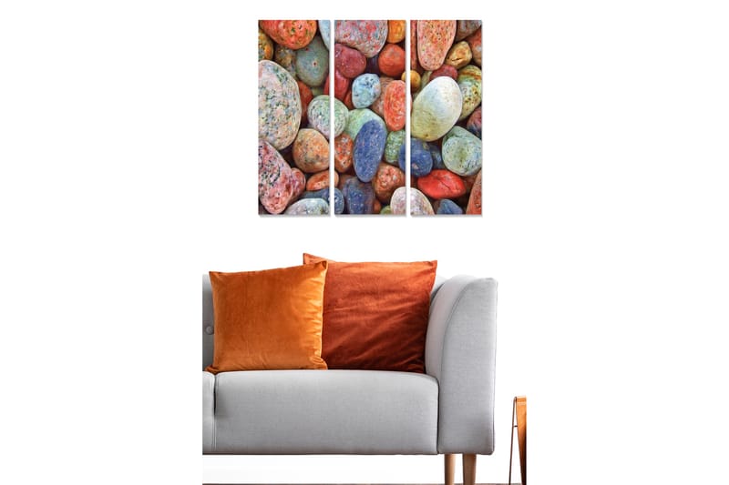 CANVASTAVLA Colorful 3-pack Flerfärgad 20x50 cm - Inredning & dekor - Tavlor & konst - Canvastavla
