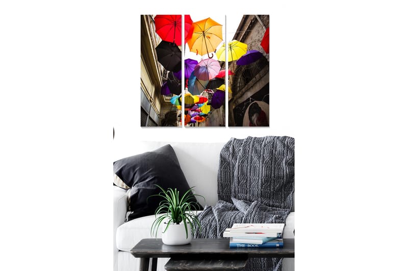 CANVASTAVLA Colorful 3-pack Flerfärgad 20x50 cm - Inredning & dekor - Tavlor & konst - Canvastavla