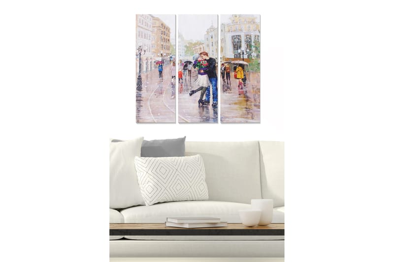 CANVASTAVLA Colorful 3-pack Flerfärgad 20x50 cm - Inredning & dekor - Tavlor & konst - Canvastavla
