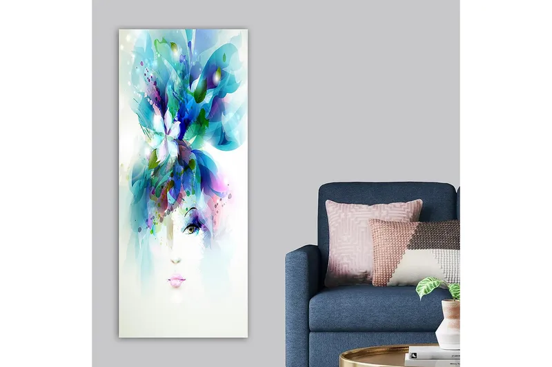 Canvastavla DKY Abstract & Fractals Flerfärgad - 50x120 cm - Inredning & dekor - Tavlor & konst - Canvastavla