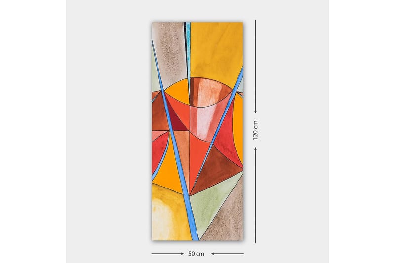 CANVASTAVLA DKY Abstract & Fractals Flerfärgad 50x120 cm - Inredning & dekor - Tavlor & konst - Canvastavla
