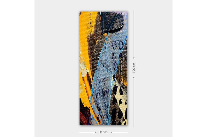 CANVASTAVLA DKY Abstract & Fractals Flerfärgad 50x120 cm - Inredning & dekor - Tavlor & konst - Canvastavla