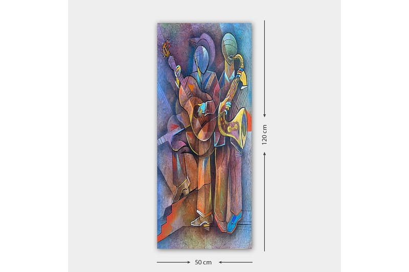 CANVASTAVLA DKY Abstract & Fractals Flerfärgad 50x120 cm - Inredning & dekor - Tavlor & konst - Canvastavla