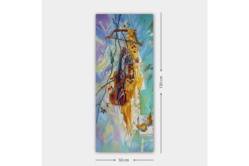 CANVASTAVLA DKY Abstract & Fractals Flerfärgad 50x120 cm - Inredning & dekor - Tavlor & konst - Canvastavla